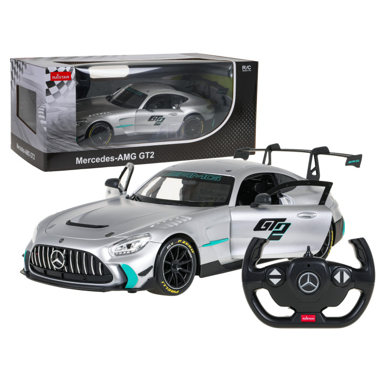 Auto na diaľkové ovládanie 1:14 Mercedes AMG GT2 sivé RASTAR